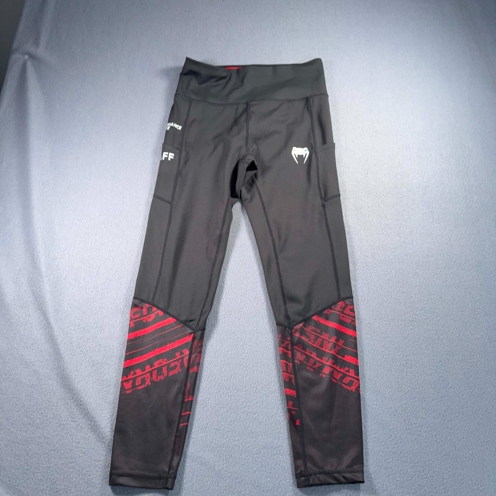 Venum UFC Performance Institute Staff Tights Womens Medium Compression 26x26.5